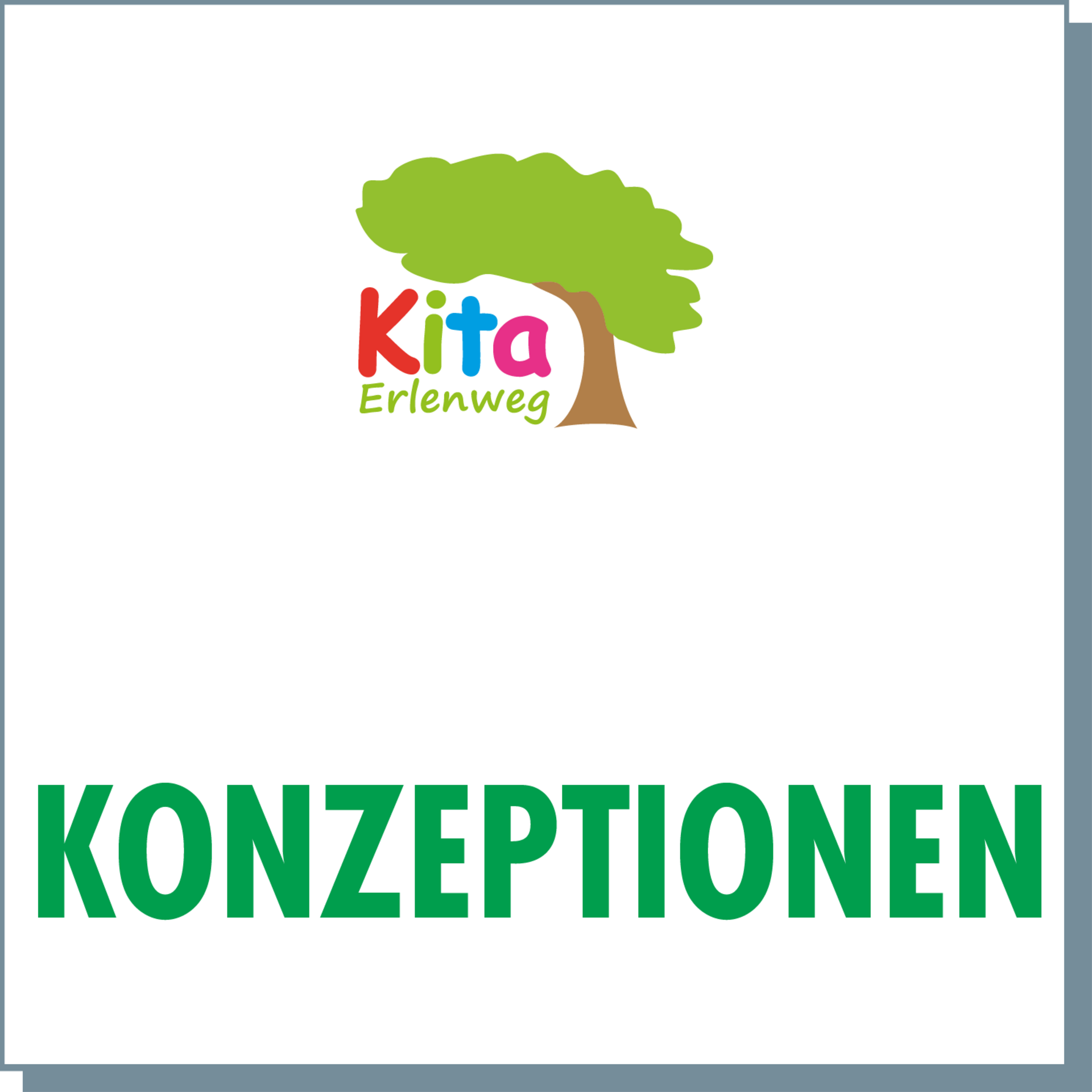 Kachel Konzeptionen Familienzentrum Kita Erlenweg